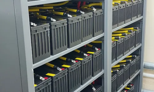 Battery Block Environmental Monitoring Installation