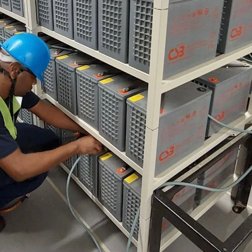 installations for batteries